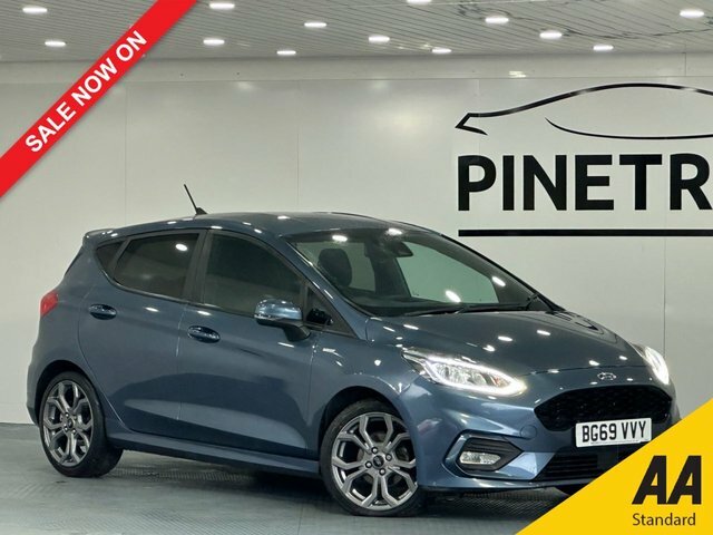 Ford Fiesta 1.0T Ecoboost Gpf St-line Hatchback Man Blue