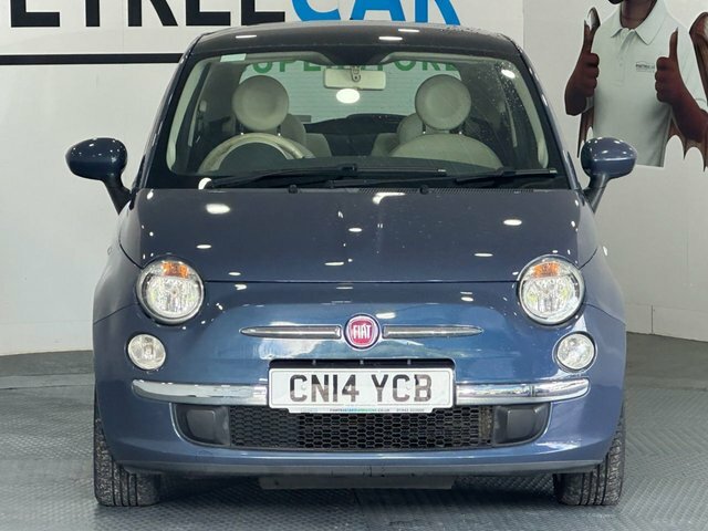 Fiat 500 1.2 Lounge Hatchback Euro 6 S S Blue