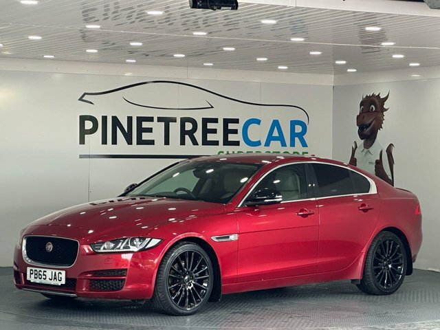 Jaguar XE 2.0D Portfolio Saloon Euro 6 S S PB65JAG Red #3