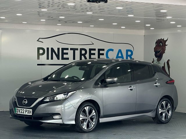 Nissan Leaf 40Kwh Tekna Hatchback 150 Ps DV22PXH Grey #2