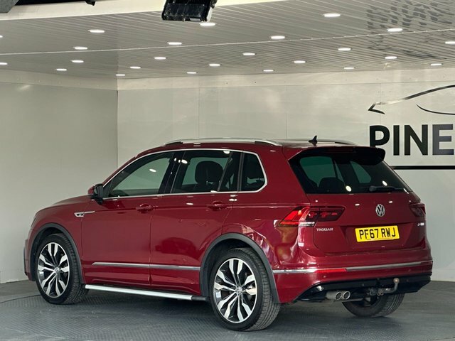 Volkswagen Tiguan 2.0 Tdi R-line Suv Dsg Euro 6 S S 15 PF67RWJ Red #6