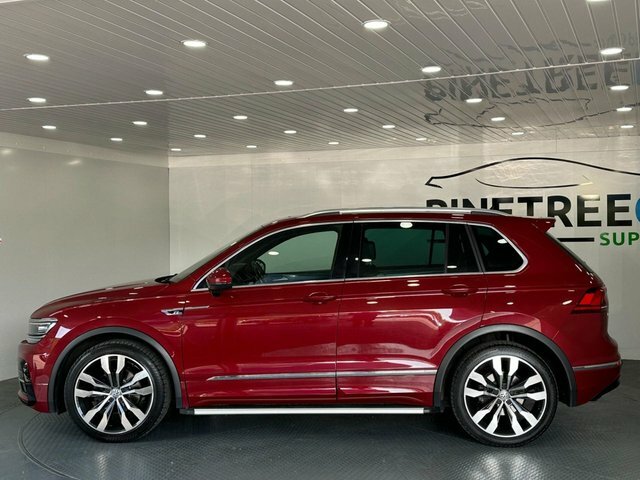 Volkswagen Tiguan 2.0 Tdi R-line Suv Dsg Euro 6 S S 15 PF67RWJ Red #4