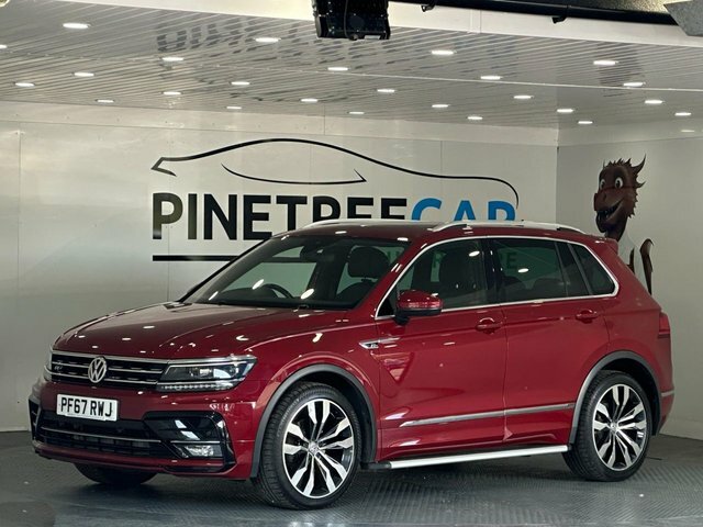 Volkswagen Tiguan 2.0 Tdi R-line Suv Dsg Euro 6 S S 15 PF67RWJ Red #3