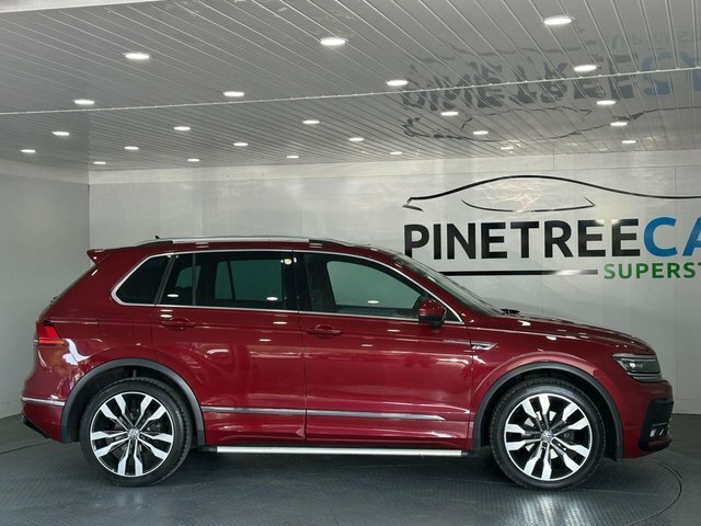 Volkswagen Tiguan 2.0 Tdi R-line Suv Dsg Euro 6 S S 15 PF67RWJ Red #5