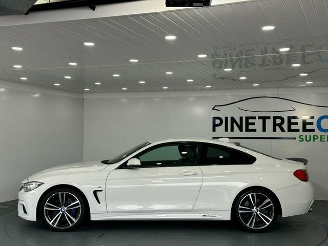 BMW 4 Series Gran Coupe 2.0 420D M Sport Coupe Euro 6 S S White #3