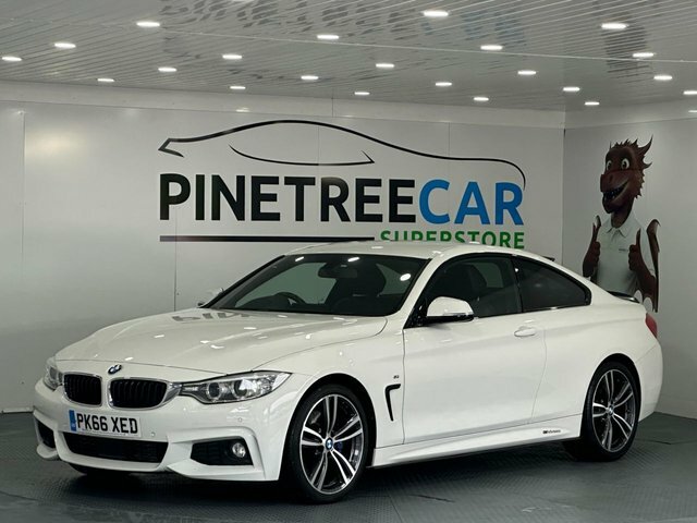 BMW 4 Series Gran Coupe 2.0 420D M Sport Coupe Euro 6 S S White #2