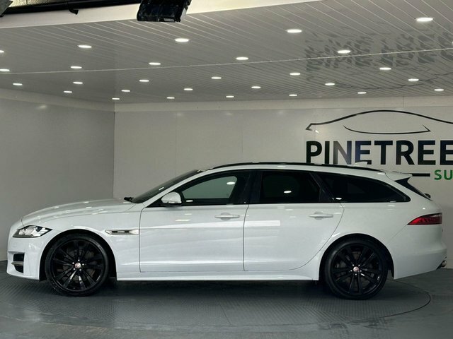 Jaguar XF 2.0D R-sport Sportbrake Euro 6 S CK67VWR White #3