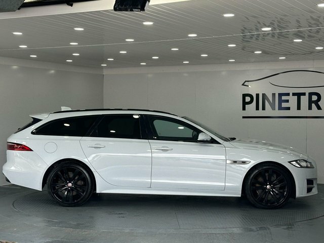 Jaguar XF 2.0D R-sport Sportbrake Euro 6 S CK67VWR White #4