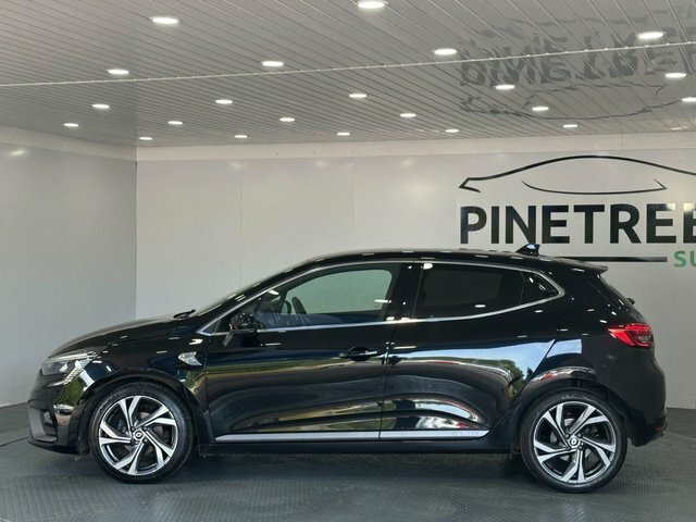 Renault Clio 1.0 Tce Rs Line Hatchback Euro 6 BV71AYM Black #3
