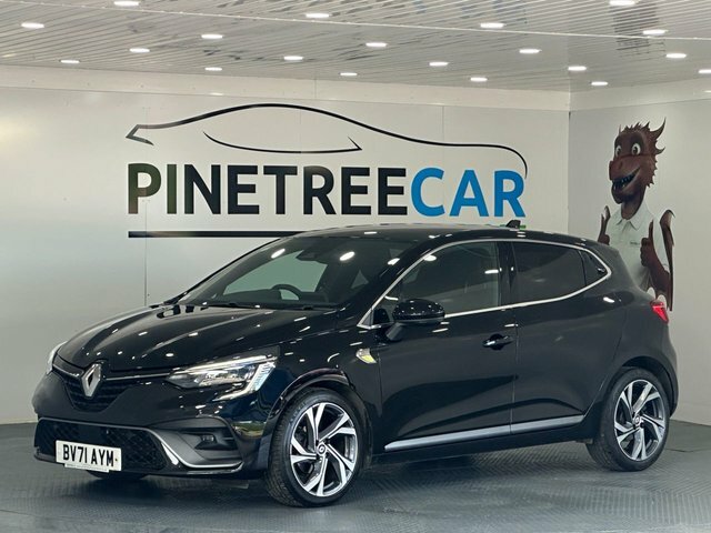 Renault Clio 1.0 Tce Rs Line Hatchback Euro 6 BV71AYM Black #2