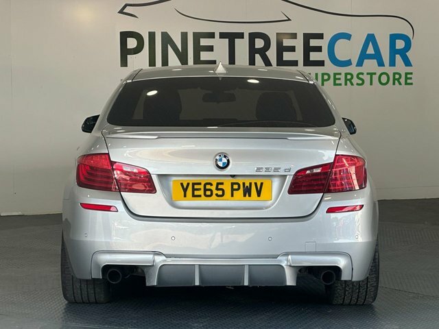 BMW 5 Series 3.0 535D M Sport Saloon Euro 6 S YE65PWV Silver #6