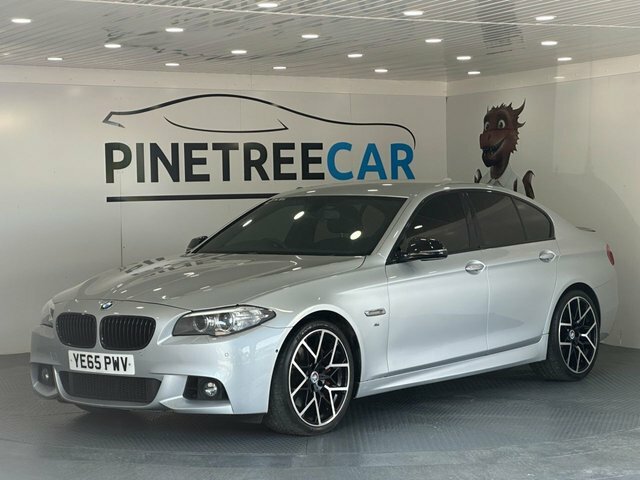 BMW 5 Series 3.0 535D M Sport Saloon Euro 6 S YE65PWV Silver #2