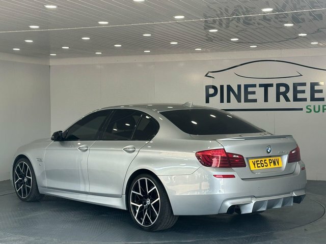 BMW 5 Series 3.0 535D M Sport Saloon Euro 6 S YE65PWV Silver #5