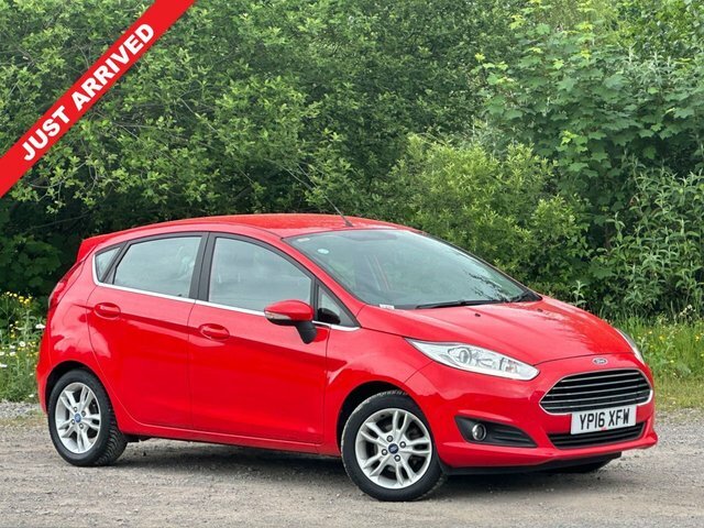Ford Fiesta 1.5 Tdci Zetec Hatchback Euro 6 Red
