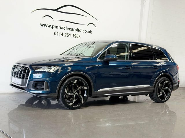 Audi Q7 2021 3.0 Tdi V6 45 Sport Tiptronic Quattro Euro 6 MF70VCV Blue #4