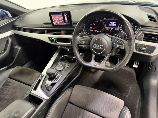 Audi A4 Avant 2019 2.0 Tdi 40 S Line S Tronic Euro 6 Ss MV69TYZ Blue #3