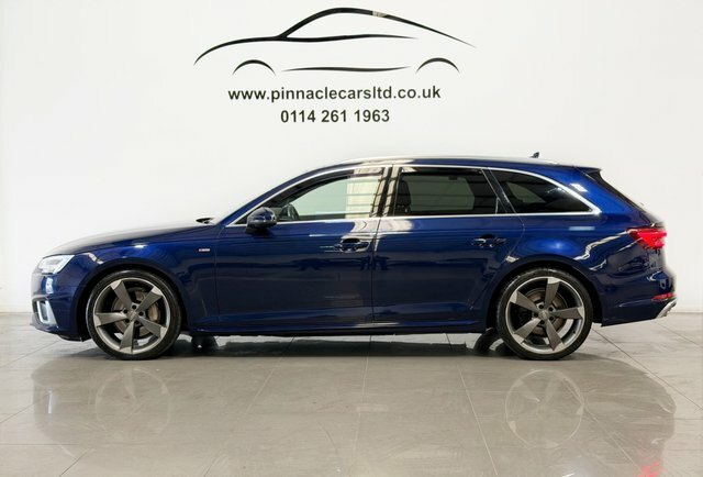 Audi A4 Avant 2019 2.0 Tdi 40 S Line S Tronic Euro 6 Ss MV69TYZ Blue #5