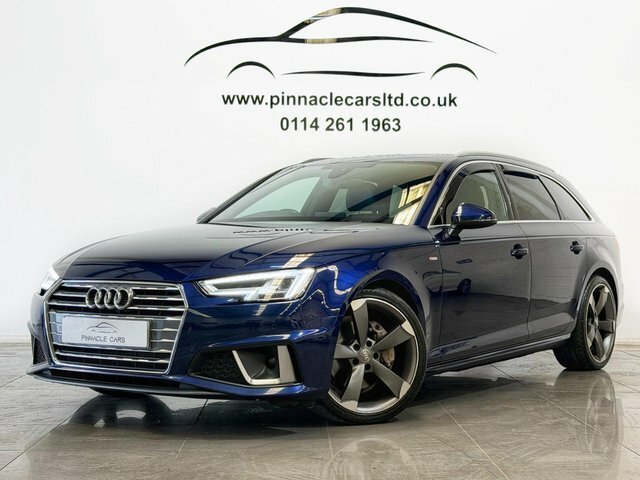 Audi A4 Avant 2019 2.0 Tdi 40 S Line S Tronic Euro 6 Ss Blue