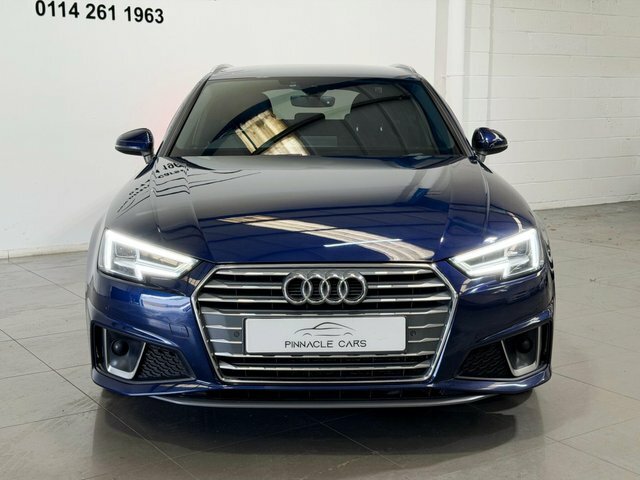 Audi A4 Avant 2019 2.0 Tdi 40 S Line S Tronic Euro 6 Ss MV69TYZ Blue #2