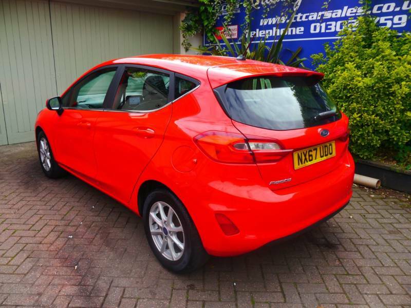 Ford Fiesta 1.0 Ecoboost Zetec One Owner - 2017 67 NX67UDO Red #4