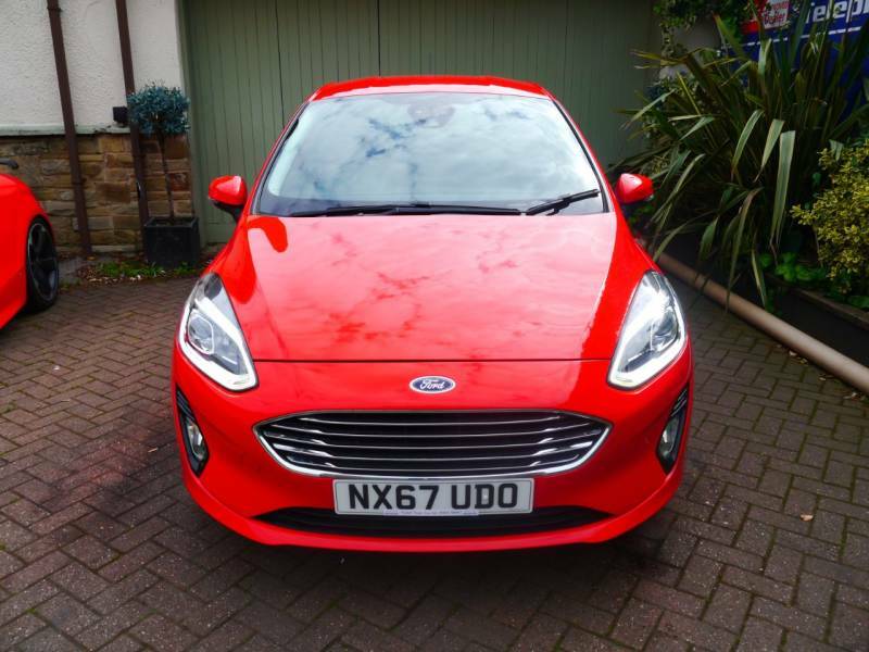 Ford Fiesta 1.0 Ecoboost Zetec One Owner - 2017 67 NX67UDO Red #2