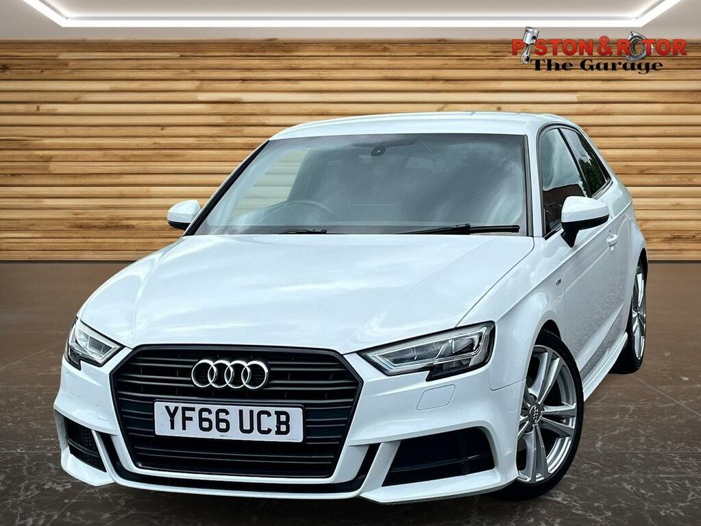 Audi A3 2.0 Tdi S Line S Tronic 6Spd Euro 6 Ss YF66UCB White #3