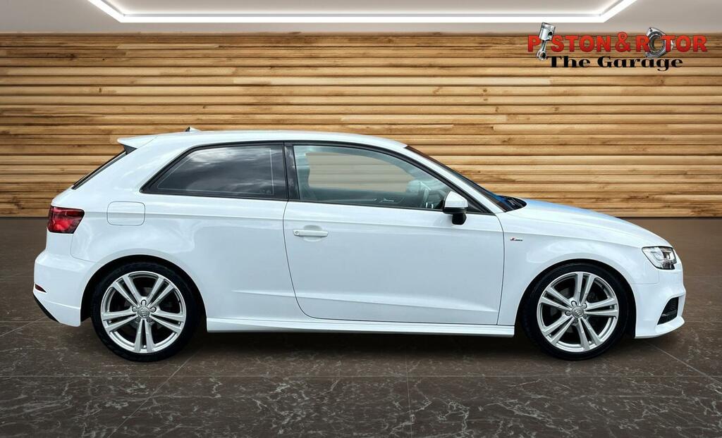 Audi A3 2.0 Tdi S Line S Tronic 6Spd Euro 6 Ss YF66UCB White #4