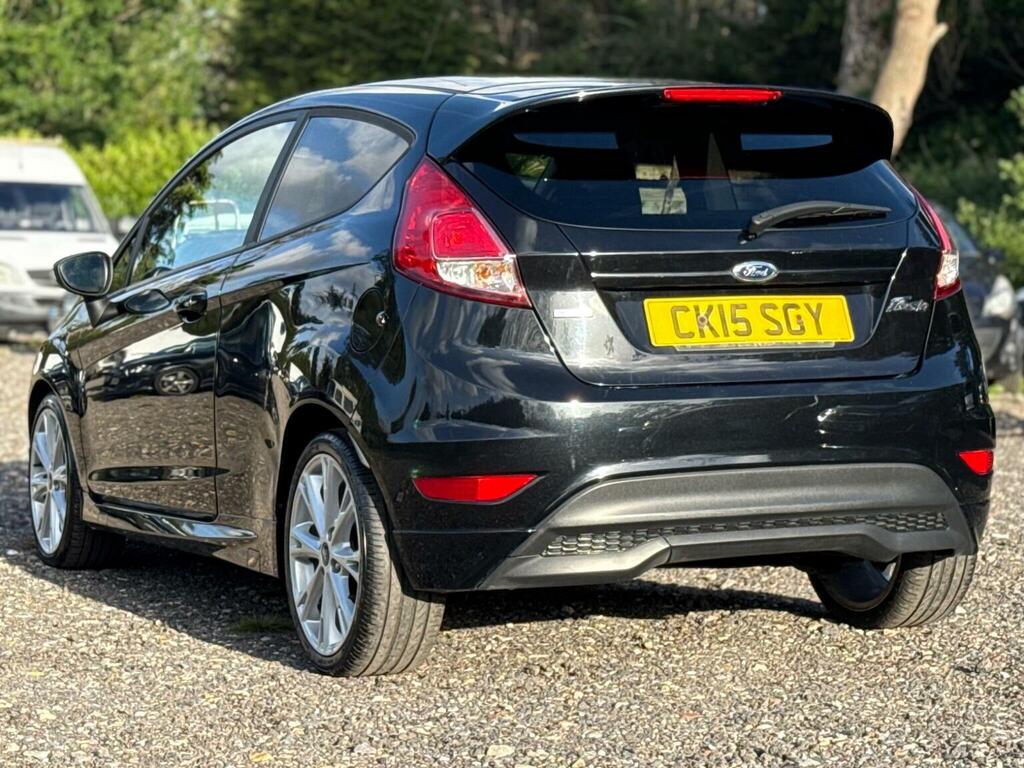 Ford Fiesta 1.0T Ecoboost Zetec S Euro 6 Ss CK15SGY Black #4
