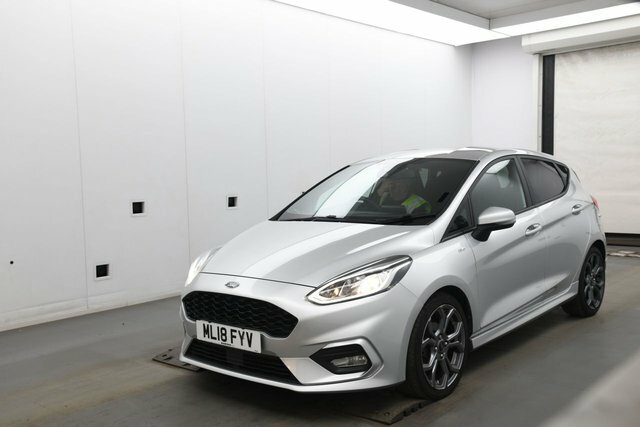 Ford Fiesta Ecoboost St-line Hatchback ML18FYV Silver #2
