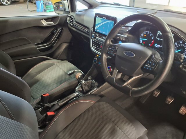 Ford Fiesta Ecoboost St-line Hatchback ML18FYV Silver #5
