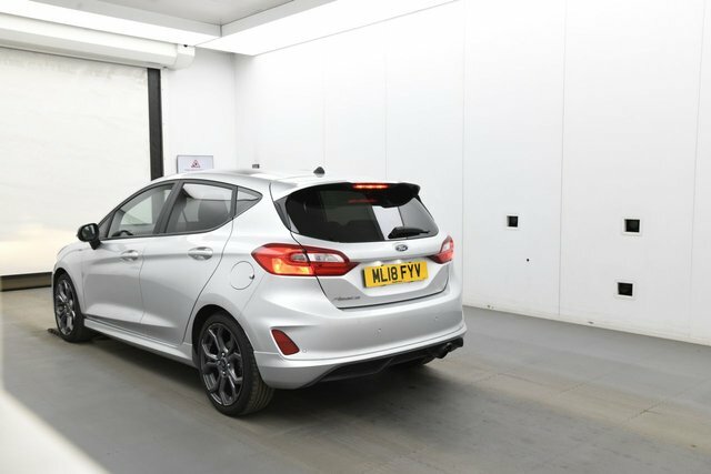 Ford Fiesta Ecoboost St-line Hatchback ML18FYV Silver #4