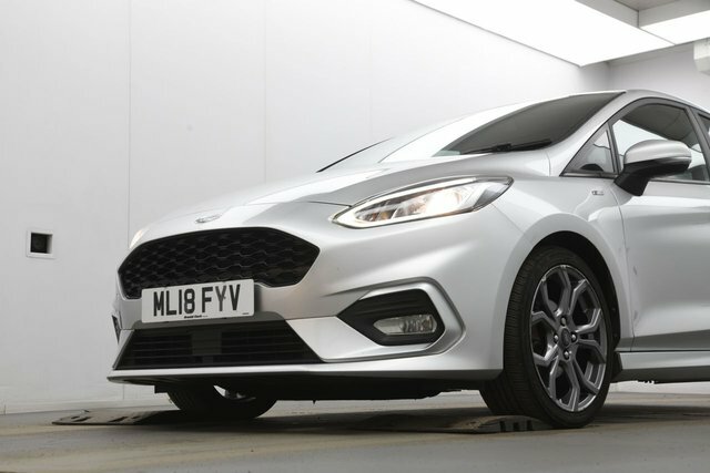 Ford Fiesta Ecoboost St-line Hatchback ML18FYV Silver #3