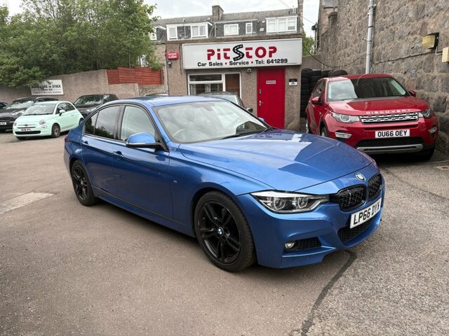 BMW 3 Series 330D M Sport Saloon LP66DYX Blue #2