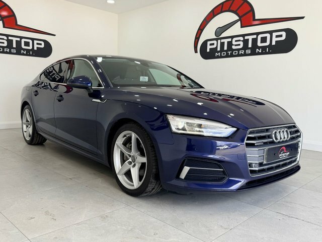 Audi A5 Tdi 40 Sport Sportback HJ69WZM Blue #4
