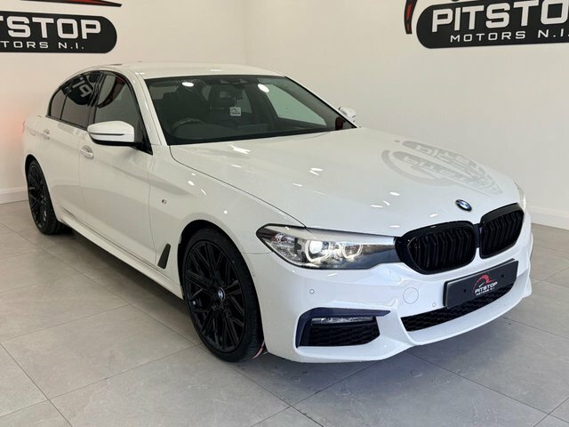BMW 5 Series 520D M Sport Saloon SC67NZV White #6