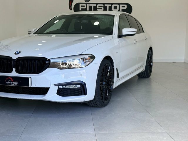 BMW 5 Series 520D M Sport Saloon SC67NZV White #3