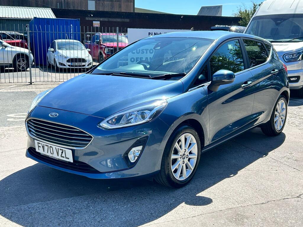 Ford Fiesta 1.0T Ecoboost Titanium Euro 6 Ss FV70VZL Blue #3