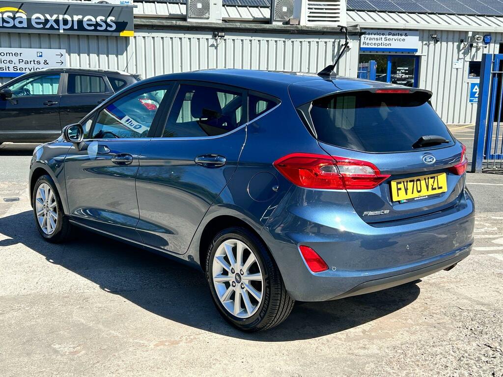 Ford Fiesta 1.0T Ecoboost Titanium Euro 6 Ss FV70VZL Blue #4