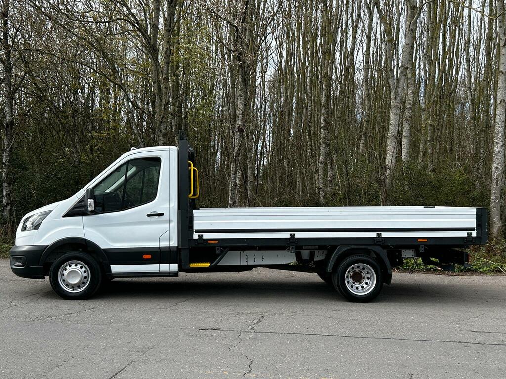 Ford Transit Custom 2.0 350 Ecoblue Leader Premium Dropside HK72YAF White #4