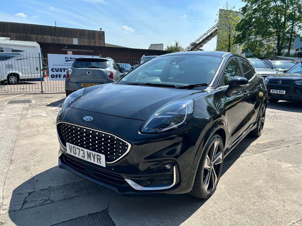 Ford Puma 1.0T Ecoboost Mhev St-line Vignale Dct Euro 6 Ss VO73MYR Black #4