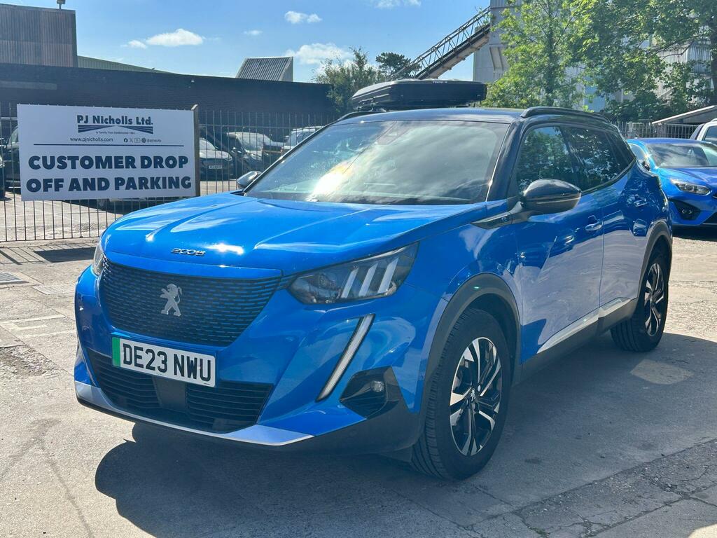 Peugeot e-2008 50Kwh Gt 7Kw Charger DE23NWU Blue #4