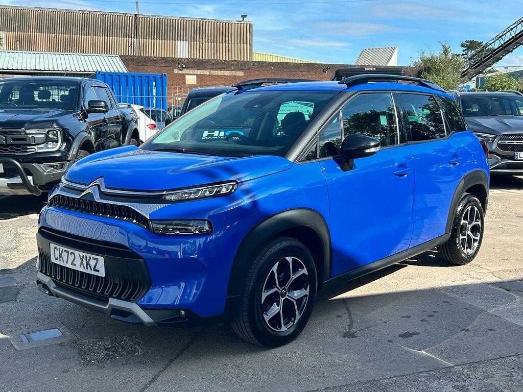 Citroen C3 Aircross 1.2 Puretech Shine Euro 6 Ss CK72XKZ Blue #4