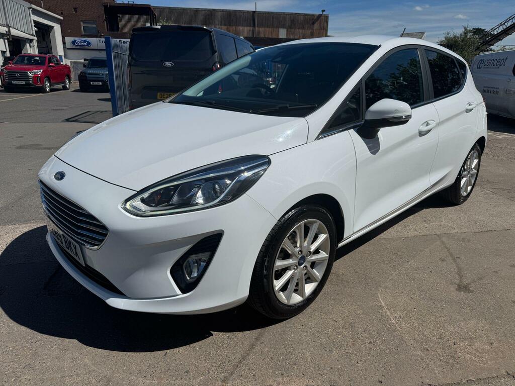 Ford Fiesta 1.0T Ecoboost Titanium Euro 6 Ss GL69BKX White #2