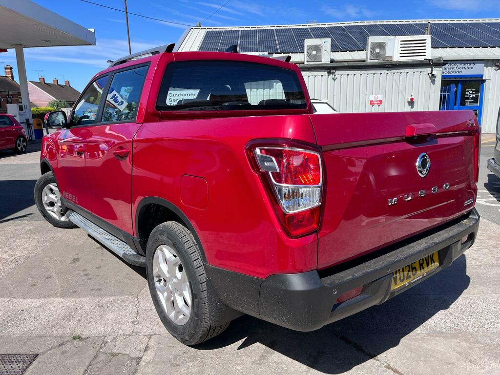 SsangYong Musso 2.2D Rebel Pickup Double Cab 4Wd E Red #6