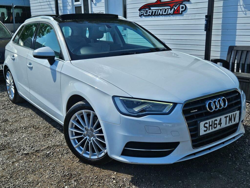 Audi A3 1.8 Tfsi Sport Sportback S Tronic Quattro Euro 6 SH64TMV White #2