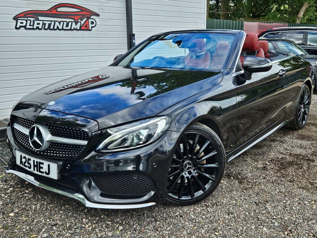 Mercedes-Benz C Class 2.1 C220d Amg Line Premium Plus Cabriolet G-tron Black