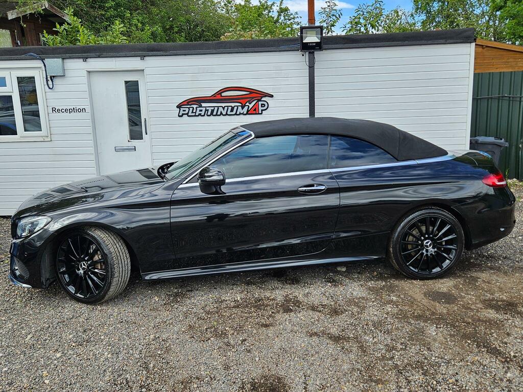 Mercedes-Benz C Class 2.1 C220d Amg Line Premium Plus Cabriolet G-tron  Black #2