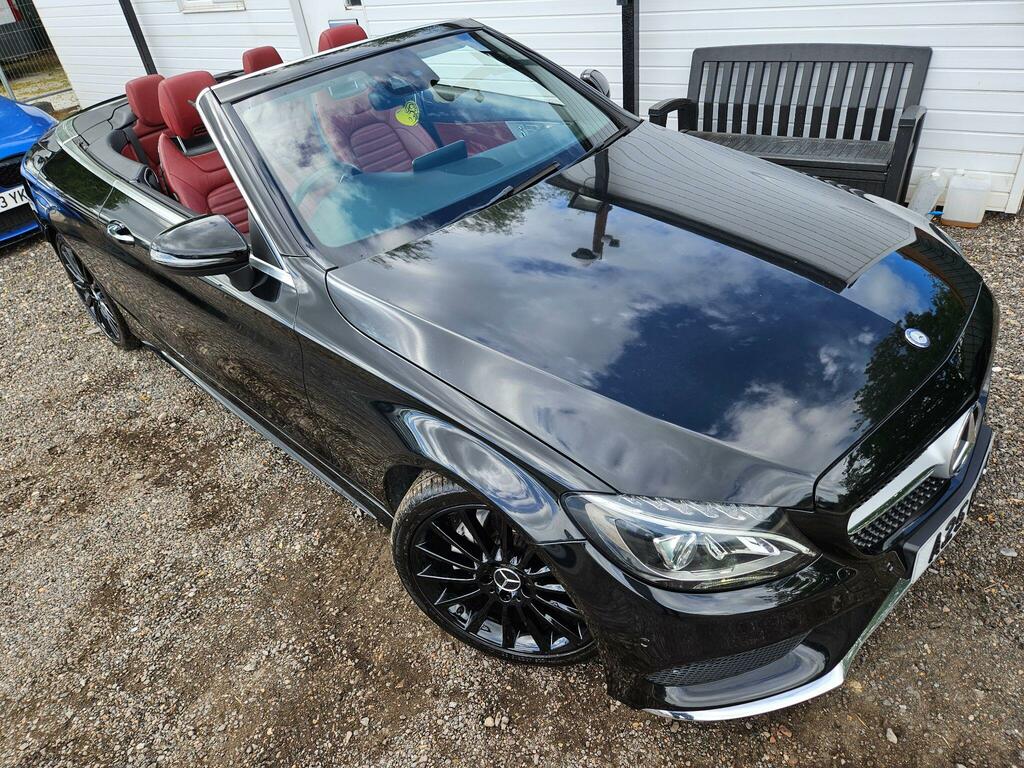 Mercedes-Benz C Class 2.1 C220d Amg Line Premium Plus Cabriolet G-tron  Black #5