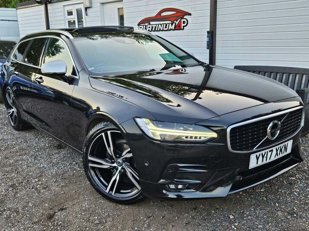 Volvo V90 2.0 D4 R-design Euro 6 Ss YY17XKN Black #2