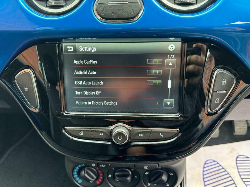 Vauxhall Adam 1.2I Energised Euro 6 SE19DXJ Blue #3